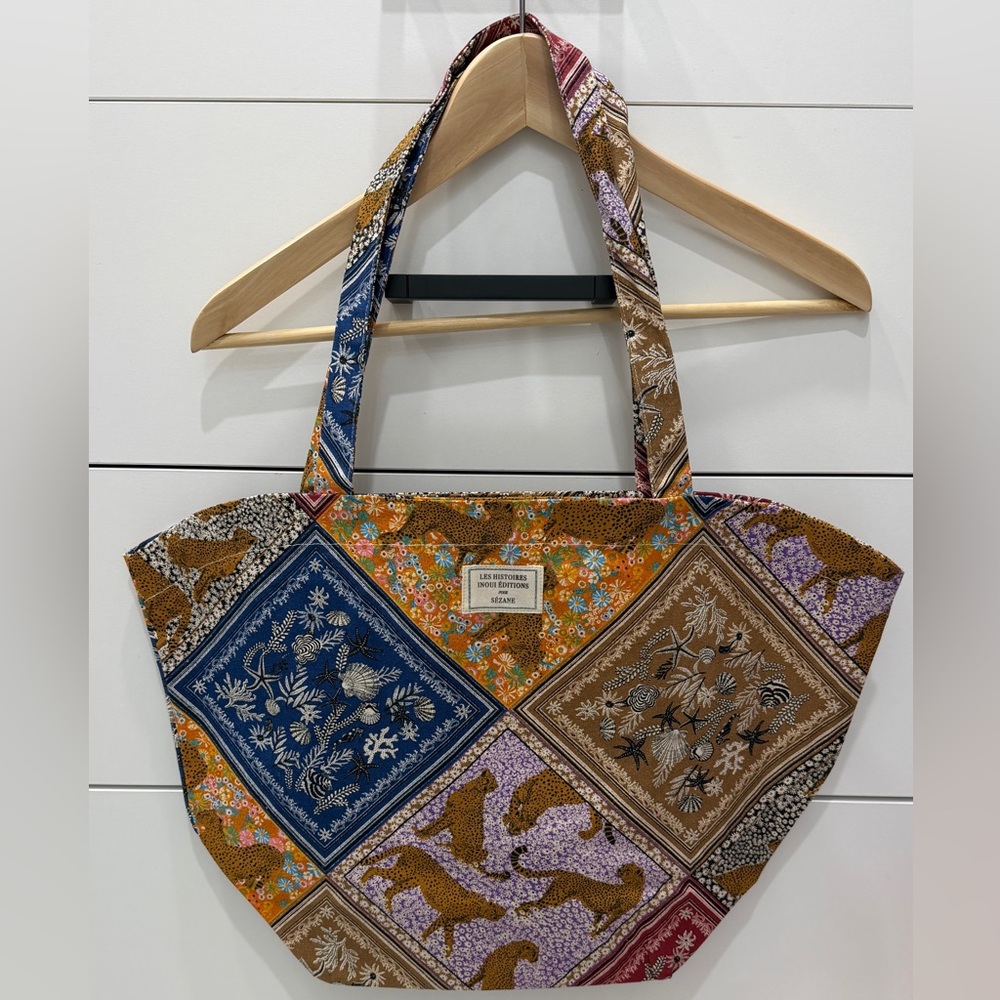 Sézane x Inoui Éditions Patchwork Tote Bag - Multicolor
